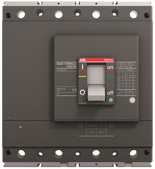 1SDA066574R1 Formula Kompakt Şalter A3N 630A 1SDA066574R1 Formula Kompakt Şalter A3N 630A