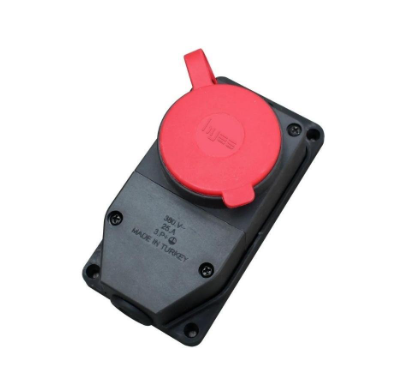BY10-305 Duvar PR IP55 Kauçuk TRİ 3x25A. (3P+E)380 BY10-305 Duvar PR IP55 Kauçuk TRİ 3x25A. (3P+E)380