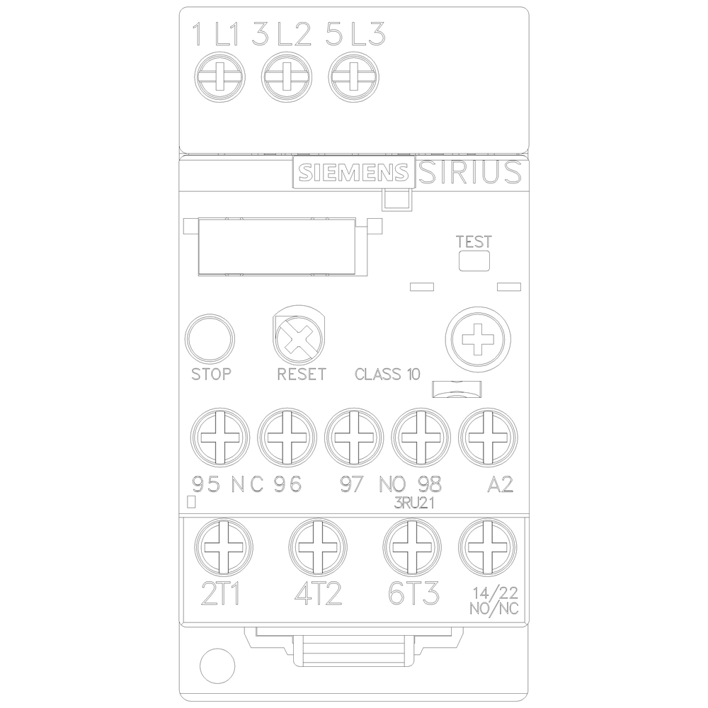 3RU2116-0KB1 Sirius Termik Röle 0.9-1.25A Boy:S0