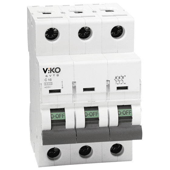 6VTB-3C10 C10AOtomatik Sigorta 3x10A C 6KA 6VTB-3C10 C10AOtomatik Sigorta 3x10A C 6KA