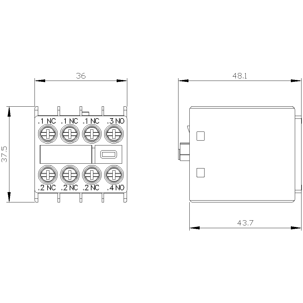 3RH2911-1HA13 Yardımcı Kontaktör Bloğu 3RH2911-1HA13 Yardımcı Kontaktör Bloğu
