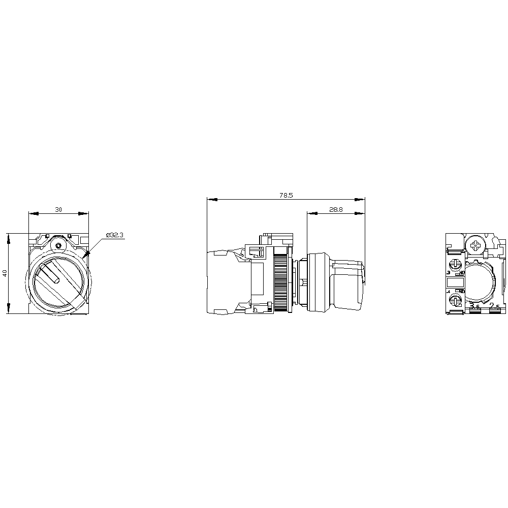 3SU1100-2BF60-1BA0 Komple Mandal Butonu 3SU1100-2BF60-1BA0 Komple Mandal Butonu