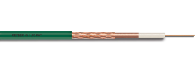 REÇBER Koaksiyel Kablo Pvc 2xMİNİ U/6 CU/CU 500mt