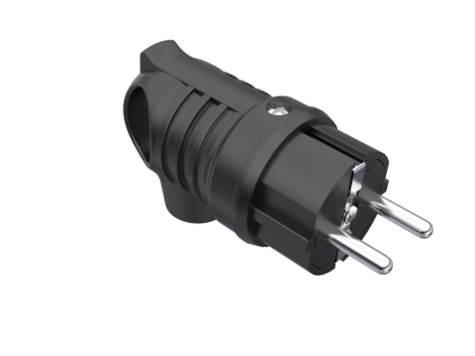 Eğik Kulplu Fiş 1/16A 220V IP44 Eğik Kulplu Fiş 1/16A 220V IP44
