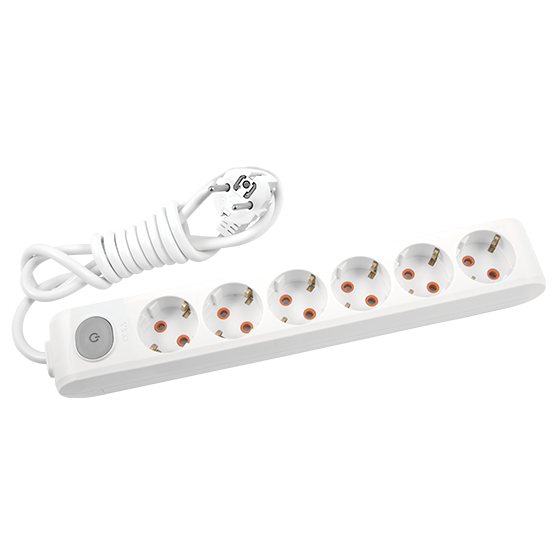 VİKO Multi-Let 6lı Topraklı Ç.K Anahtarlı 2mt Priz