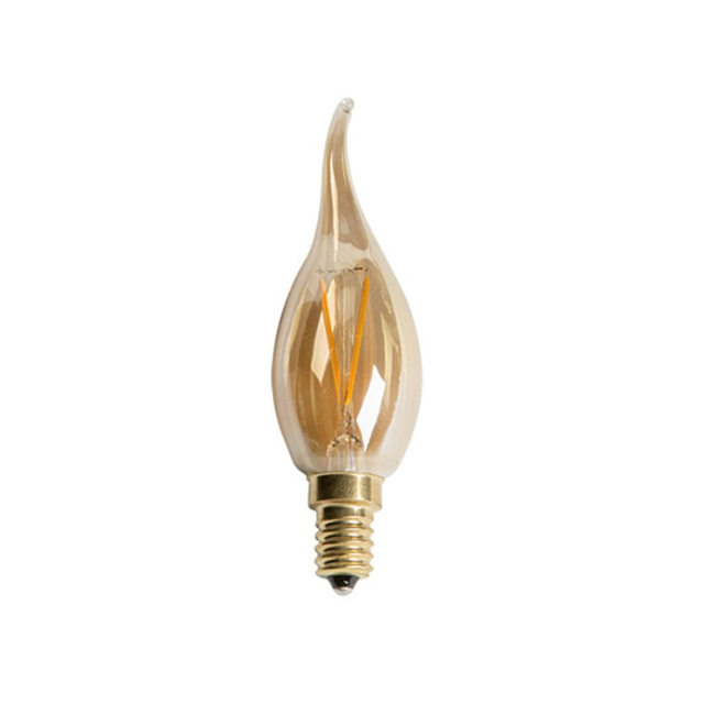 CATA Rustik Led Kıvrık Bujı Ampul E14 4W Amber