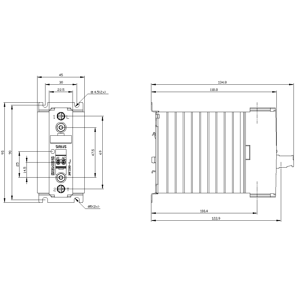 3RF2330-1AA04 Yarı İletken Solid State Relay 30A 3RF2330-1AA04 Yarı İletken Solid State Relay 30A